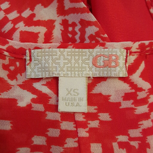 Gianni Bini (GB) Coral Maxi Dress size XS - Picture 6 of 6